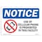 Signmission OSHA , 3.5" Height, Cellular Phone Is Prohibited This Facility Sign, 5" X 3.5", Landscape OS-NS-D-35-L-15325 - alternate 1